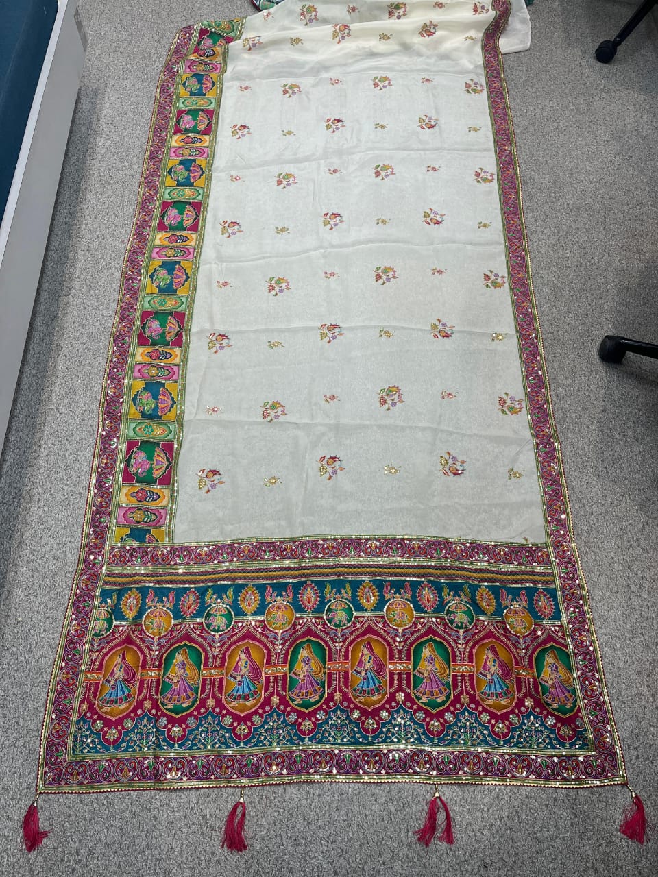 Ivory Paithani Aura Saree